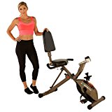Exerpeutic Gold 525XLR Folding 400 Lb Maximum Capacity Recumbent Exercise Bike