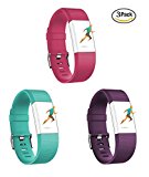 For Fitbit Charge 2 Bands,CreatGreat Silicone Replacement Band for Fitbit Charge 2,Large Small