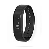 Fitness Tracker Pedometer Bracelet,Vcall I5 Waterproof Bluetooth Sports Activity Tracker Smart Band Wristband with OLED Display Calories Counter Health Sleep Monitor for iPhone Android Phones(Black)