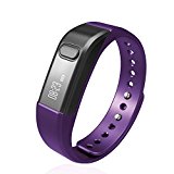 Fitness Tracker Pedometer Bracelet SHONCO I5 Waterproof Bluetooth Activity Tracker Smart Sports Band Wristband with Health Sleep Monitor Calories Counter OLED Display for iPhone Android Phones