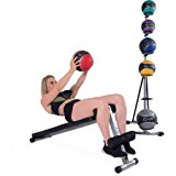 CAP Strength Slant Board with 42 lb Medicine Ball Set