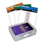 Fitdeck Exercise Playing Cards for Guided Fitness Equipment Workouts, Speed Ladder