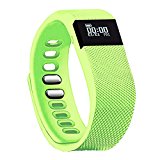 Fitness Tracker,Teslasz Bluetooth 4.0 Sleep Monitor Calorie Counter Pedometer Sport Activity Tracker for Android and IOS Smart Phone,Green