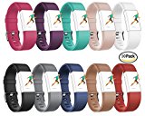 For Fitbit Charge 2 Bands,CreatGreat Silicone Replacement Band for Fitbit Charge 2,Large Small