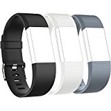 RedTaro Replacement Bands for Fitbit Charge 2,Fitbit Charge 2 Accessories Wristbands Small Black White and Gray