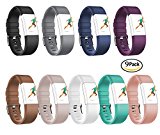 For Fitbit Charge 2 Bands,CreateGreat Soft Silicone Replacement Accessory Band for Fitbit Charge 2 Bands/Charge 2 Fitbit/Fitbit Charge 2 Band/Fitbit Charge 2