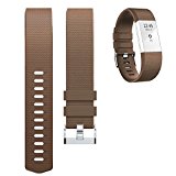 Fitbit Charge 2 Silicone Band Coffer,Ztotop Soft Silicone Adjustable Replacement Sport Strap Band for Fitbit Charge 2 Heart Rate + Fitness Wristband 5.70″-8.26″ (145mm-210mm)