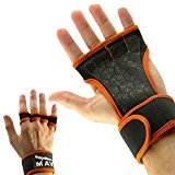 Gloves for Fitness & WODS Cross Training with Wrist Support- Sports Gloves for Gym, Training, Pullups, – Genuine Gym Gloves Hand Wrap against Calluses, No Chalk – Unisex Gloves Wodies
