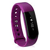 Diggro ID101 Bluetooth Smart Bracelet Waterproof Smart Wristband Sport Fitness Tracker with Heart Rate Monitor Sleep Monitor Pedometer Step Counter Call/SMS Reminder for Android iOS, Purple
