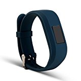 ECSEM Replacement Bands and Straps for Garmin vivofit JR, [fits 6~8.5 inch wrists], Slate
