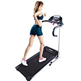 TOMSHOO 500W Folding Motorized Treadmill Electric Running Jogging Machine Home Gym Workout Fitness Machine