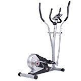 Body Champ Magnetic Elliptical Trainer with Heart Rate Technology, black/Silver