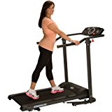 Treadmill Exerpeutic 440XL Features LCD Display Window, Super Heavy Duty Electric Walking Equipment with Wide Belt, Black, Great for Home Workouts