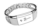 Replacement Bands for Fitbit Charge 2, Premium Diamond Wristband Metal Bracelet Bands for Fitbit Charge 2 /Fitbit Charge 2 Bands,Watch Replacement Accessories Bands ,Silver