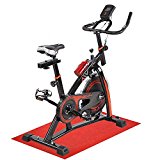 AW Fitness Gym Exercise Bike Bicycle Cycle Trainer Cardio Workout Indoor Home Black