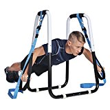 Ultimate Body Press Dip Bar and Bodyweight Resistance Trainer Package