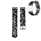For Fitbit Charge 2 Bands, TreasureMax Replacement Band with Metal Clasp for Fitbit Charge 2 Band / Charge 2 Fitbit / Fitbit 2 / Charge 2 Bands / Fitbit Charge 2, No Tracker