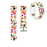 For Fitbit Charge 2 Bands, TreasureMax Replacement Band with Metal Clasp for Fitbit Charge 2 Band / Charge 2 Fitbit / Fitbit 2 / Charge 2 Bands / Fitbit Charge 2, No Tracker