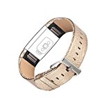 For Fitbit Charge 2, TreasureMax Leather Replacement Band for Fitbit Charge 2 Band / Charge 2 / Fitbit 2 / Charge 2 Fitbit / Fitbit Charge 2 Bands (No Tracker)