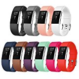 Fitbit Charge 2 Bands, AK Classic Edition Adjustable Comfortable Replacement Wristbands for Fitbit Charge 2 Heart Rate [No Tracker] (Gray, Large)
