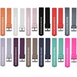 RedTaro Replacement Bands for Fitbit Charge 2/Fitbit Charge 2 Accessories Wristbands/Fitbit Charge 2 Bands/Charge 2 Elastomer Bands 12 Plain Color Available Small