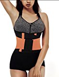 Waist Cincher Trainer for weight loss Body Belt Shaper Workout Gym Slimming Girdle Corset Shapewear for women, Orange