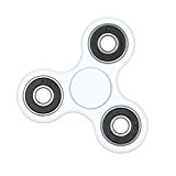 Spinner Fidget EDC ADHD Focus Toy Ultra Durable High Speed Si3N4 Hybrid Ceramic Bearing 1-3 Min Spins , Non-3D Printed,White