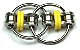 Tom’s Fidgets Flippy Chain Fidget Stress Reducer Toy – Yellow