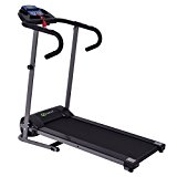 Goplus 1100W Folding Treadmill Electric Motorized Power Fitness Running Machine w/ Support