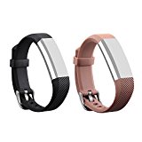 Amababa(TM)3PCS Replacement Bands with Plastic Clasps for Garmin Vivofit(No tracker, Replacement Bands Only) (02, Large)