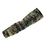 TOP COOL Sport Skin Arm Sleeve Cooling UV Cover Sun protective Stretch Armband Basketball camouflage