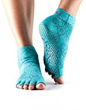 Toesox Half Toe Ankle with Grip Mosaic Size Medium by toesox