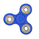 Tri-Spinner Fidget Toy With Premium Hybrid Ceramic Bearing Blue