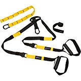 JoyFit – Suspension Body Fitness Trainer, Adjustable Buckles and HEAVY DUTY Grip Handles For Resistance Home Gym Fitness Training (Yellow)