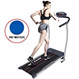 H.B.S Electric Motorized Treadmill Portable Folding Fitness Exercise Home Gym Running Machine 500W by HBS