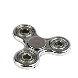 Xinyuanweiye Tri-Spinner Fidget Toy 3D Printing Ceramic Bearing EDC Focus Toy for Killing Time (Platinum)