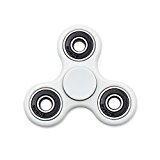 Mascotking Fidget Spinner Toy Stress Reducer,Ceramic Bearing Toy for ADHD EDC Hand Killing Time (white+black)