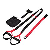 KYLIN SPORT Heavy Duty Pro Bodyweight Trainer For Home Workout GYM MMA Resistance Training (Red (Tension Supported 800 LBS))