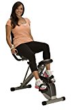 Exerpeutic 400XL Folding Recumbent Bike with Equipment Mat
