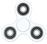 Light Weight Stater Fidget Spinner Toy Helps Focusing, ADD, ADHD, Anxiety, Stress Reducer (White)