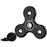 Hompie 360 Degree Rotation FIDGET Tri Spinner Hand Toy Kit for Relieving ADHD, Anxiety, Boredom Spins for up to 2 Minutes Non-3D Printed