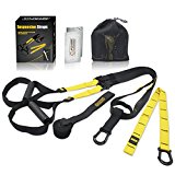 POWER GUIDANCE Suspension Straps, Great for Resistance Suspension Bodyweight Workout Home Gym Fitness Trainer