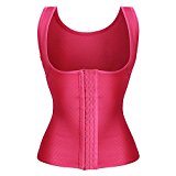 Women’s Girdles Waist Cinchers Shapewear Bustiers & Corsets By Junlan (3XL, Red Rose)