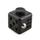 Fidget Box Relieves Stress And Anxiety for Children and Adults Anxiety Attention Toy (Solid Black)
