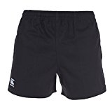 Canterbury Men’s Professional Cotton Shorts – Black/Red/White, 4X-Large by Canterbury