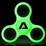 Tri-Spinner Hand Fidget Toy – With Top Quality Ceramic Bearings (Up To 3 Min Spinning Time) – Glow in the Dark
