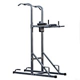 Akonza 4-in-1 Power Tower Station Workout Multi Function Pull Up Push Up Dip Station Knee Raise Home Gym