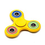 Hand spinner Tri-Spinner Fingertip gyroscope Toy Fidgets Hand Spinner Increase kids toys Adult Funny Anti Stress Toys Gifts (Yellow green red blue)