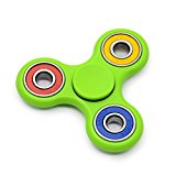 Hand spinner Tri-Spinner Fingertip gyroscope Toy Fidgets Hand Spinner Increase kids toys Adult Funny Anti Stress Toys Gifts(Green blue red yellow)