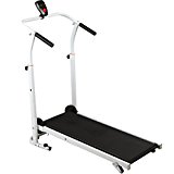 Idealchoiceproduct Folding Portable Incline Manual Treadmill Cardio Walking Running Fitness Gym Machine